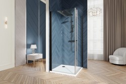 Kabina Prysznicowa dwustronnie uchylna VINCENT K90 czarna.jpg